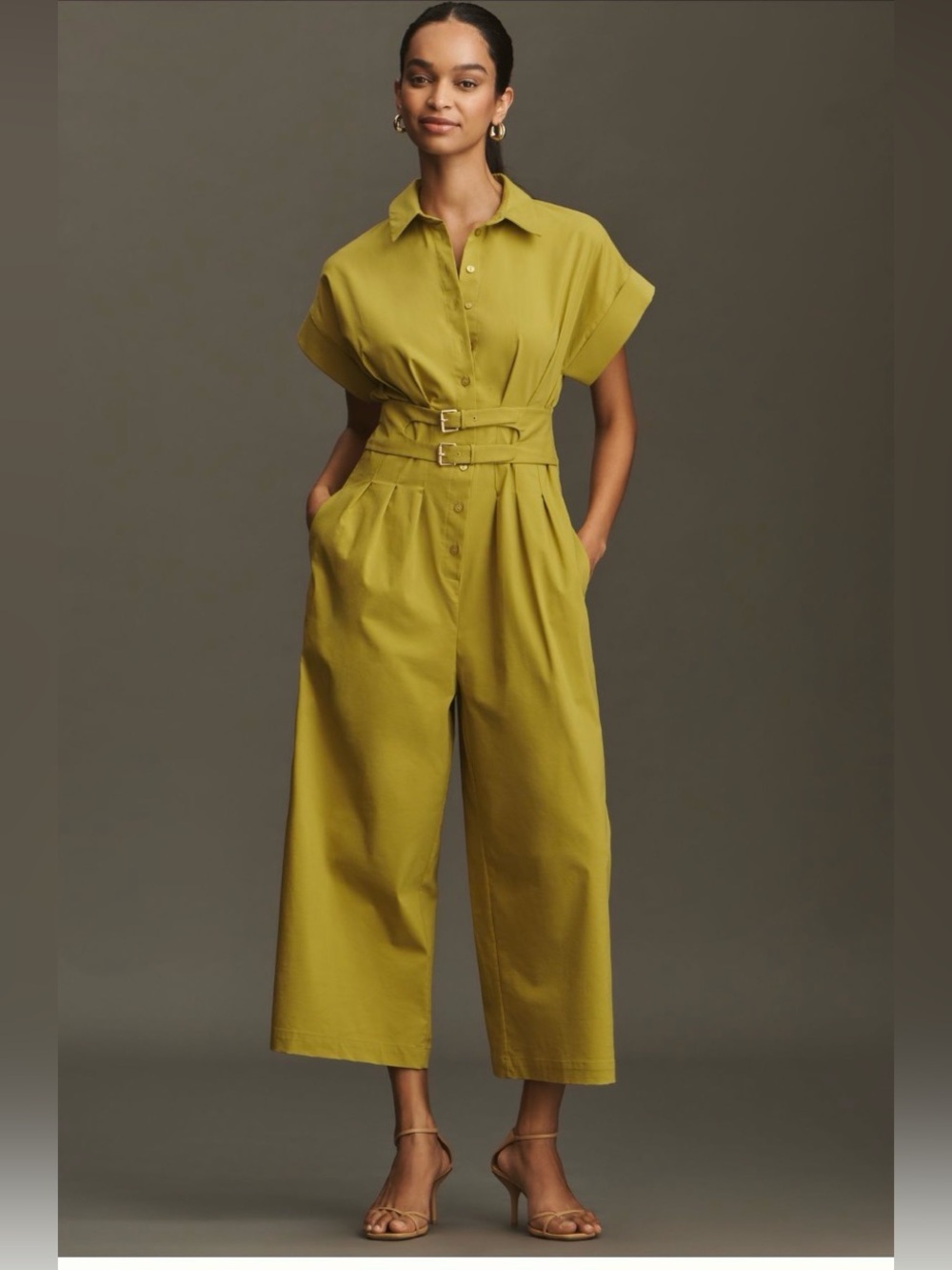 Exquise Tobie belted jumpsuit